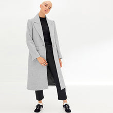 Load image into Gallery viewer, Grey Revere Collar Coat