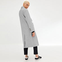 Load image into Gallery viewer, Grey Revere Collar Coat