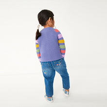Load image into Gallery viewer, Blue Character Cardigan (3mths-5yrs)