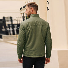 Load image into Gallery viewer, Khaki Green Borg Lined Shacket
