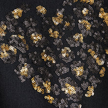 Load image into Gallery viewer, Black Animal Sequin Sweat Dress (3-12yrs)