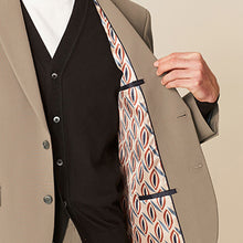 Load image into Gallery viewer, Taupe Skinny Fit Motionflex Stretch Suit: Jacket