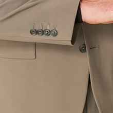 Load image into Gallery viewer, Taupe Skinny Fit Motionflex Stretch Suit: Jacket