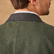 Load image into Gallery viewer, Green Slim Fit Trimmed Donegal Suit: Jacket