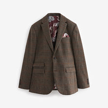Load image into Gallery viewer, Brown Check Suit: Jacket