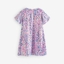 Load image into Gallery viewer, Pink/Blue/Silver Sequin Dress (3-12yrs)