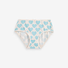 Load image into Gallery viewer, Pink/Green Heart Floral 10 Pack Briefs (1.5-12yrs)