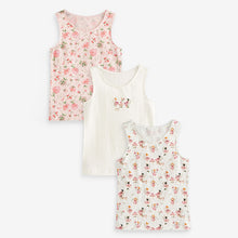 Load image into Gallery viewer, Pink/Cream Fairy Vest 3 Pack (1.5-10yrs)