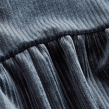 Load image into Gallery viewer, Blue Velvet Jumpsuit (3-12yrs)