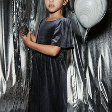 Load image into Gallery viewer, Blue Velvet Jumpsuit (3-12yrs)