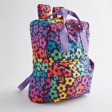 Load image into Gallery viewer, Multi Bright Double Handle Backpack