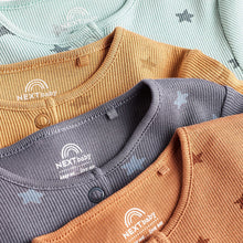 Load image into Gallery viewer, Neutral Baby Star Sleepsuits 4 Pack (0mths-2yrs)