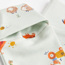 Load image into Gallery viewer, Blue Cotton Baby Sleepsuits 3 Pack (0mths-2yrs)