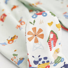 Load image into Gallery viewer, Blue Cotton Baby Sleepsuits 3 Pack (0mths-2yrs)
