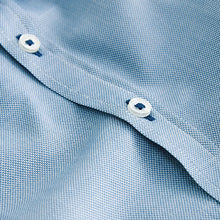 Load image into Gallery viewer, Blue 100% Cotton Short Sleeve Smart Shirt (3-12yrs)