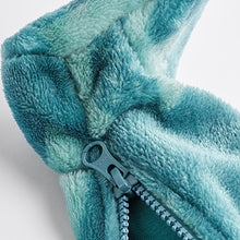 Load image into Gallery viewer, Teal Blue Baby Fleece Sleepsuit