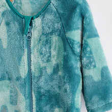 Load image into Gallery viewer, Teal Blue Baby Fleece Sleepsuit