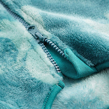 Load image into Gallery viewer, Teal Blue Baby Fleece Sleepsuit
