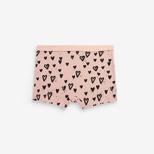 Load image into Gallery viewer, Pink Animal Print Short Briefs 5 Pack (2-12yrs)