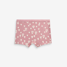 Load image into Gallery viewer, Pink Animal Print Short Briefs 5 Pack (2-12yrs)
