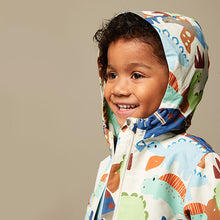 Load image into Gallery viewer, Green/Blue Shower Resistant Jacket