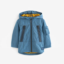 Load image into Gallery viewer, Blue Shower Resistant Utility Anorak (3mths-5-6yrs)