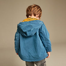 Load image into Gallery viewer, Blue Shower Resistant Utility Anorak (3mths-5-6yrs)