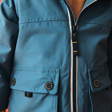 Load image into Gallery viewer, Blue Waterproof Coat (3mths-5-6yrs)