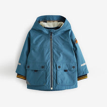 Load image into Gallery viewer, Blue Waterproof Coat (3mths-5-6yrs)