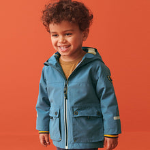 Load image into Gallery viewer, Blue Waterproof Coat (3mths-5-6yrs)