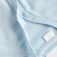 Load image into Gallery viewer, Blue & Navy Baby Lightweight 100% Cotton Knitted Cardigans 2 Packs (0mths-1.5-2yrs)