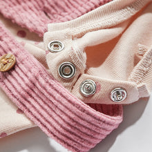 Load image into Gallery viewer, Pink Baby Corduroy Pinafore and Bodysuit Set (0mths-18mths)