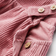 Load image into Gallery viewer, Pink Baby Corduroy Pinafore and Bodysuit Set (0mths-18mths)