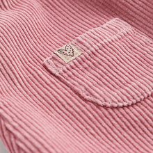 Load image into Gallery viewer, Pink Baby Corduroy Pinafore and Bodysuit Set (0mths-18mths)