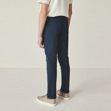 Load image into Gallery viewer, French Navy Blue Skinny Fit Stretch Chino Trousers (3-12yrs)