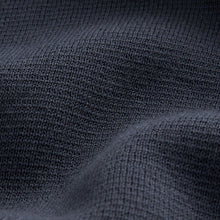 Load image into Gallery viewer, Navy Blue Zip Neck Knitted Premium Regular Fit Jumper