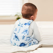 Load image into Gallery viewer, Pale Blue Jersey Baby Dungarees And Bodysuit (0mths-18mths)
