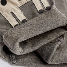 Load image into Gallery viewer, Charcoal Grey Baby Appliqué Denim Dungarees And Jersey Bodysuit Set (0mths-18mths)