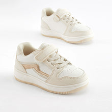 Load image into Gallery viewer, Neurtral White Lifestyle Trainers (Younger Girls)