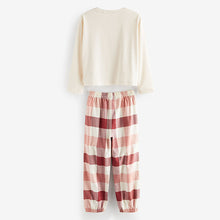 Load image into Gallery viewer, Pink/Cream Woven Check Pyjamas 2 Packs (3-12yrs)