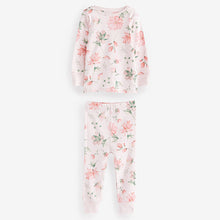 Load image into Gallery viewer, Pink/Ecru White Fairy 3 Pack Long Sleeve Printed Pyjamas (12mths-8yrs)