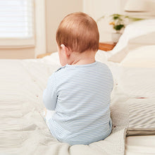 Load image into Gallery viewer, Blue Dinosaur Baby Top and Leggings 2 Piece Set (0-18mths)