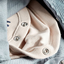 Load image into Gallery viewer, Teal Blue Baby Corduroy Dungaree And Bodysuit Set (0mths-18mths)