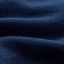 Load image into Gallery viewer, Navy Blue Regular Knitted Long Sleeve Polo Shirt