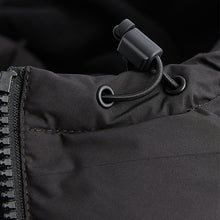 Load image into Gallery viewer, Black Shower Resistant Padded Hooded Gilet