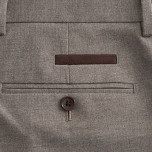 Load image into Gallery viewer, Taupe Natural Herringbone Suit Trousers