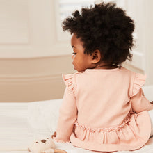 Load image into Gallery viewer, Rust Brown Bear Baby Top And Leggings Set