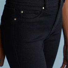 Load image into Gallery viewer, Black Power Stretch Denim Leggings