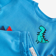 Load image into Gallery viewer, Blue Dinosaur Character Sweatshirt and Jogger Set (3mths-6yrs)
