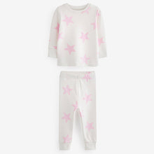 Load image into Gallery viewer, Pink/White Heart, Spot And Star Pyjamas 3 Pack (9mths-8yrs)